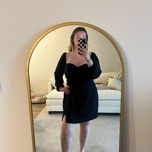 Abercrombie & Fitch Black Long Sleeve Dress
